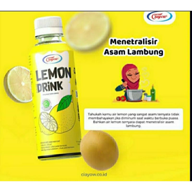 

4 botol Lemon Drink utk Asam Lambung