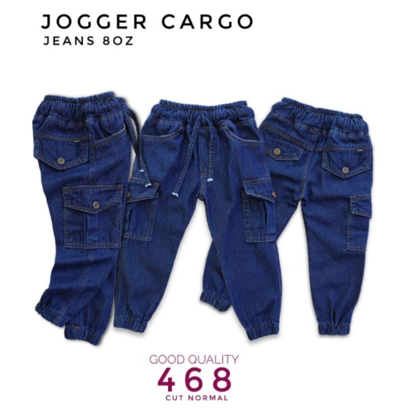 Joger Jeans Anak Cargo 1-8 Tahun