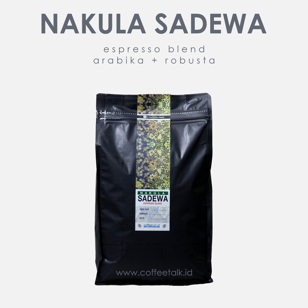 

NAKULA SADEWA ESPRESSO BLEND | BIJI KOPI BLEND ARABIKA ROBUSTA