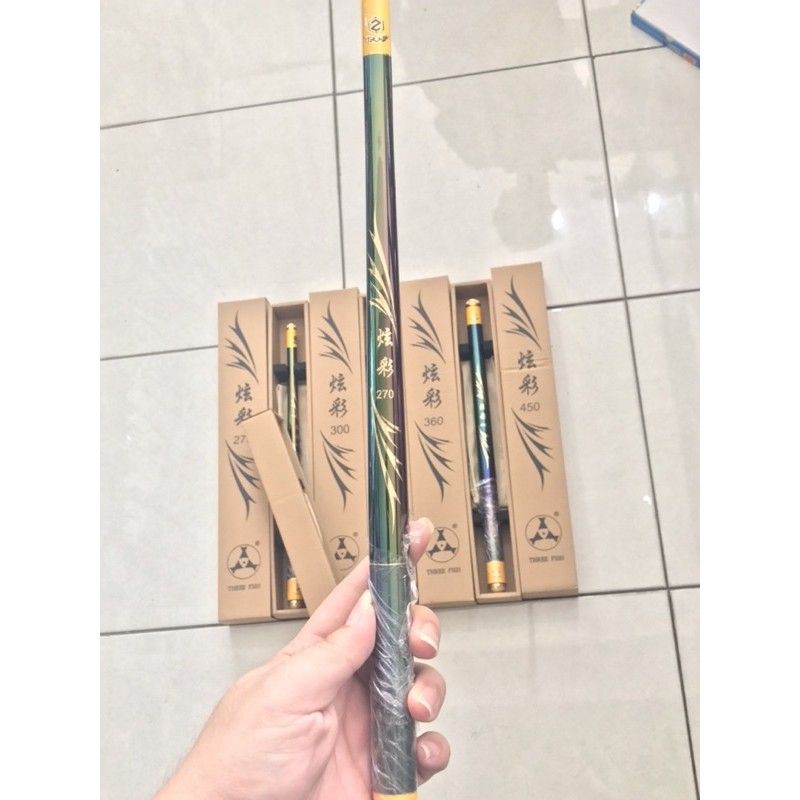 JORAN TEGEK CARBON THREEFISH XUANCAI RUAS PENDEK 38CM