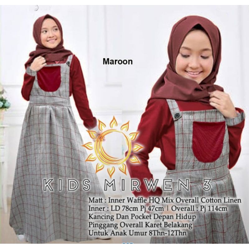 gamis kids mirwen lucu keren*tp