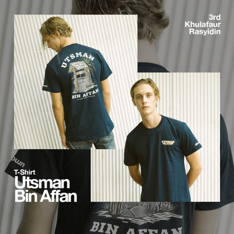 alknown Utsman Bin Affan (New) - T-shirt / Kaos Dakwah-2