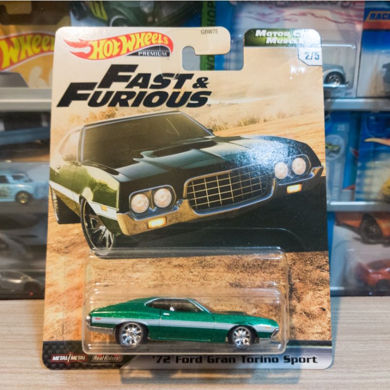 Hot Wheels 72 Ford Gran Torino Sport - Motor City Muscle - Premium