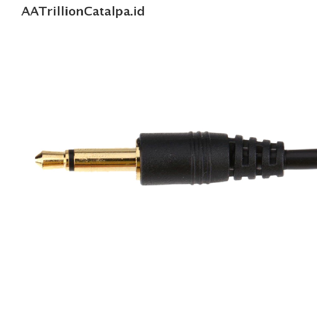 Aatrillioncatalpa Kabel Sync Flash PC 3.5mm Ke Male Untuk Trigger Studio