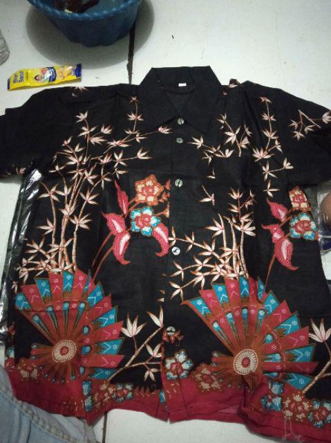 Batik Couple Keluarga Sania Ruffle Ori Ndoro Jowi Dnt Motif Kipas