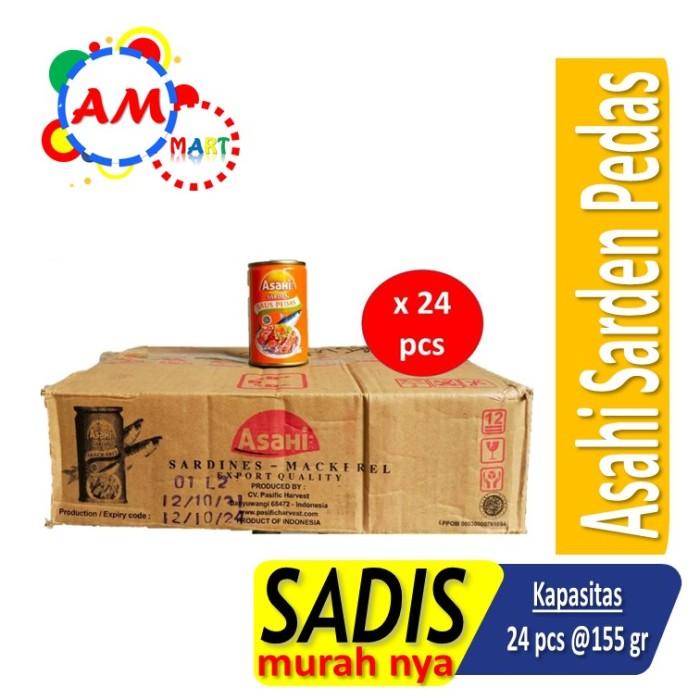 

Kaleng | Asahi Sarden Saus Pedas (24 Pcs X 155 Gr)/ Sarden Pedas Asahi Kartonan