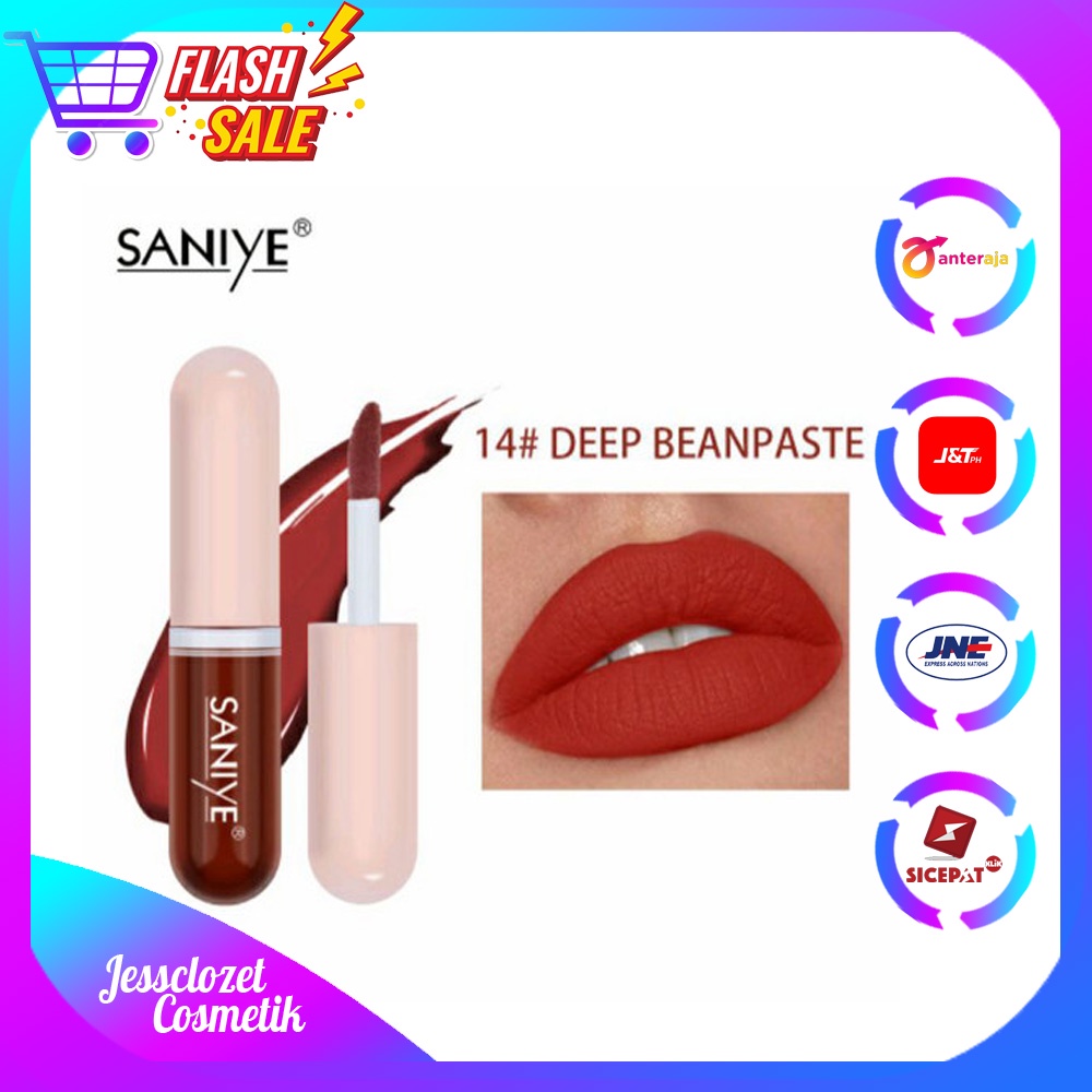 Lipstik Saniye Liptint Matte Lipstik Saniye Lipstik Matte Lip Velvet Original Murah