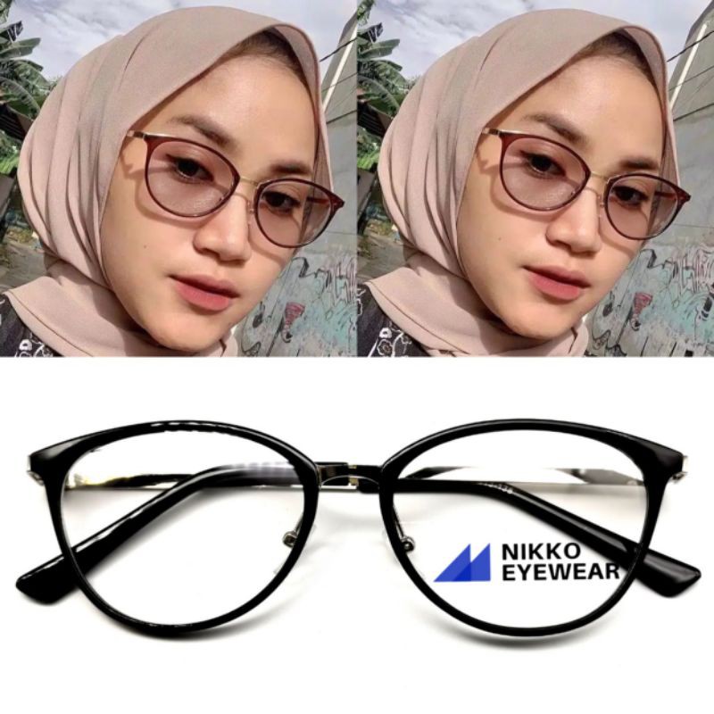 Frame Kacamata 1770, Gratis Lensa Photochromic, kacamata Antiradiasi,kacamata Baca, kacamata Korea