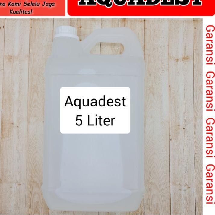 Baru - Aquadest 5 Liter / Air Suling 5 Liter