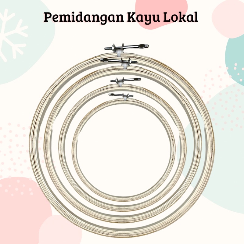 Pemidangan Kayu Lokal Anggrek Biru - Midangan Hoop