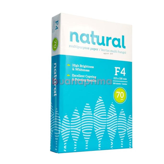 

HVS Natural F4 70gsm folio, kertas legal, kertas print, fotocopy