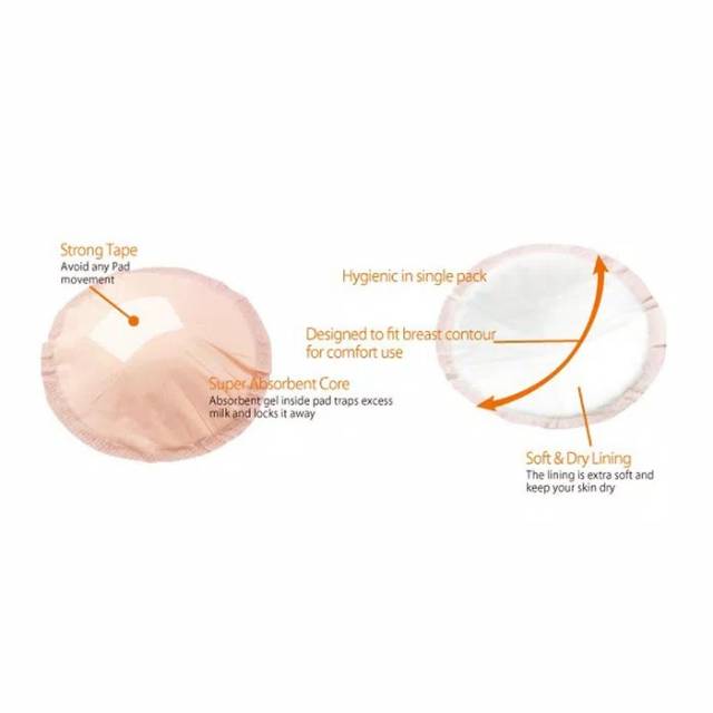 Dacco Mama pad 3D Breast Pad isi 56/ bantalan payudara