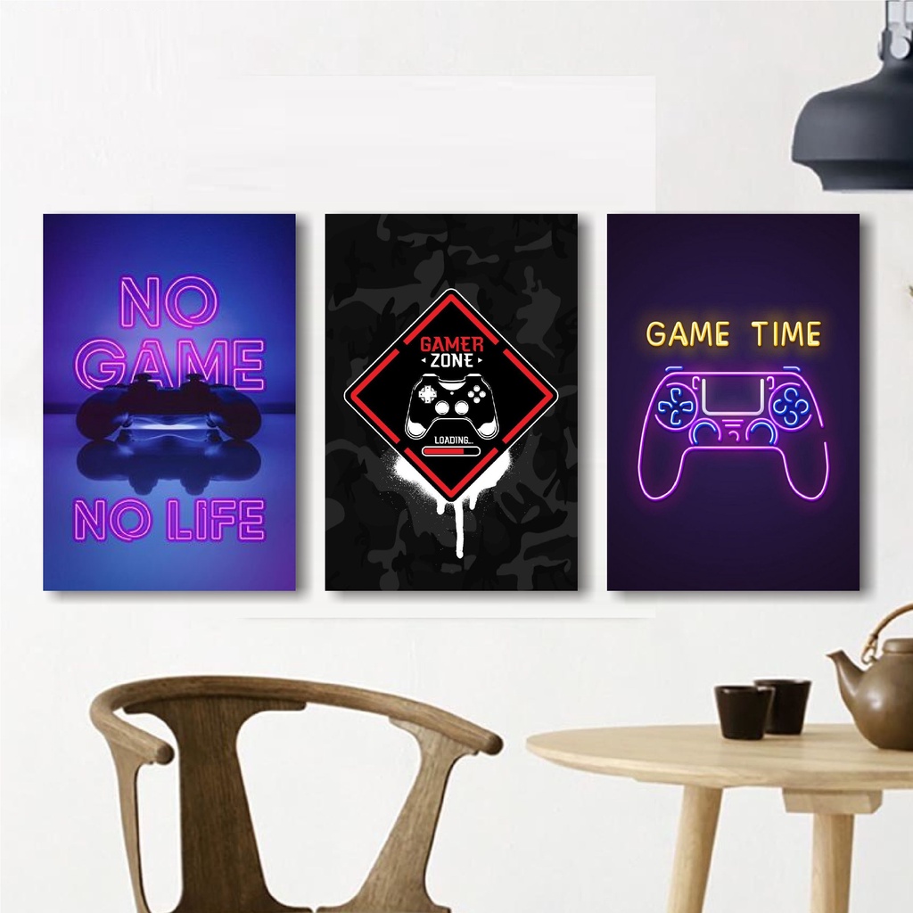 WALL DECOR POSTER HIASAN DINDING GAME GAMERS DEKORASI PAJANGAN AESTHETIC