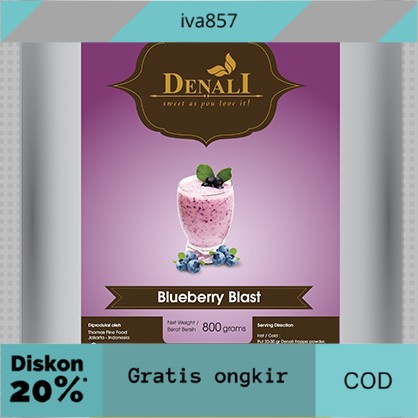 

PROMO BLUEBERRY POWDER DENALI 800 gram GRATIS ONGKIR