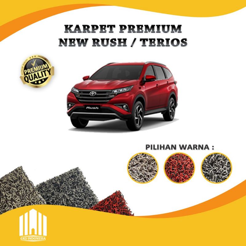 PRESTIGE KARPET MOBIL PREMIUM TOYOTA RUSH FULL BAGASI COIL MAT