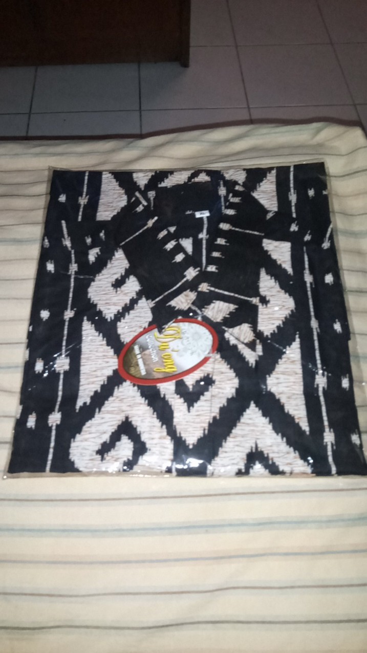 Bswart Batik Hrb026 Kenongo Hem Pendek Padi Pekalongan M L Xl Batik Pria Murah Modern Grosir