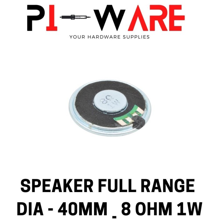 Speaker Bulat Mini 8 Ohm 1 Watt Dia 40mm Tipis 5mm Audio Full Range