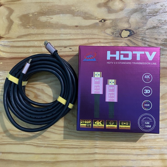 Kabel HDTV 25M Male V.2.0 4K - HDTV 25 Meter 4K High Speed 2.0 Versi