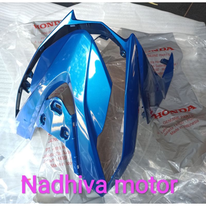 cover fr front body tameng depan beat led k1A biru 2020 2021 2022