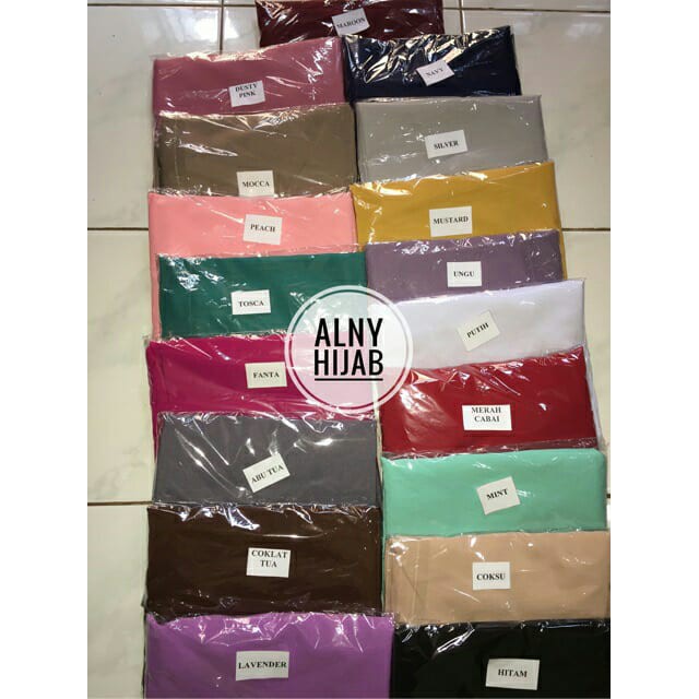 Alny Hijab - Jilbab Instan Khimar Jumbo Belah Tengah Kupu / Khimar Pet Jumbo Belah Kupu Hijab Syari