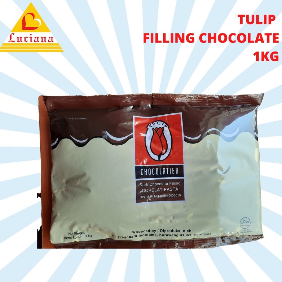 

FILLING CHOCOLATE ISIAN ROTI KUE PASTA COKLAT TULIP 1KG