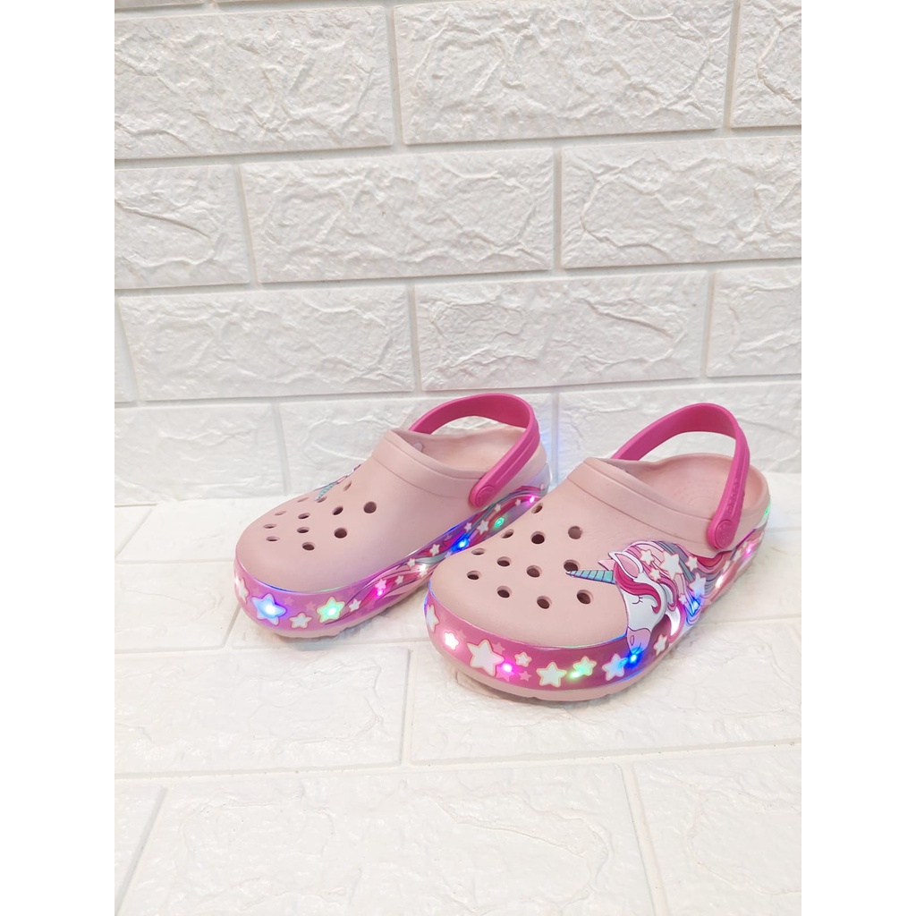 Crocs ANAK FUN LAB LED / Crocs Karakter / Crocs Anak / Sandal Anak / Sepatu Sandal Anak / Crocs KIDS