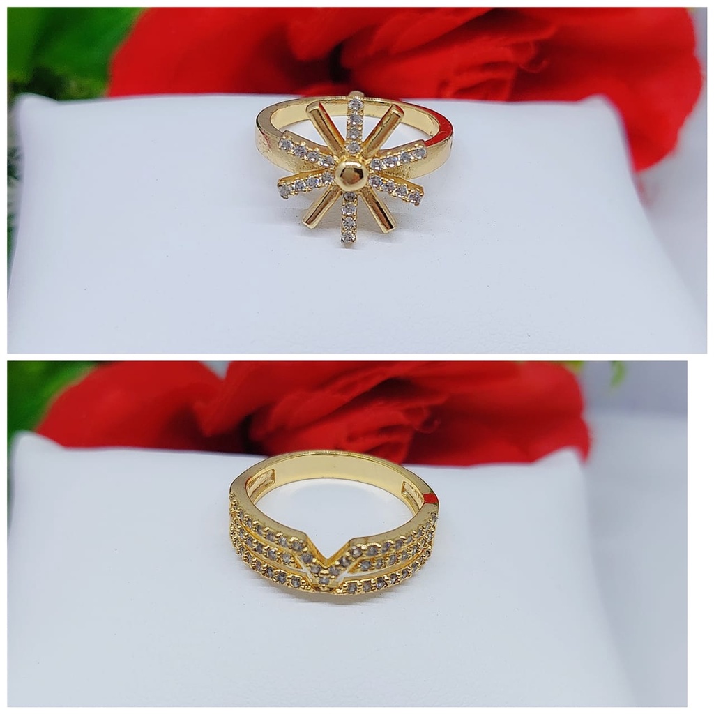 Cincin Xuping Permata Lapis Emas 73A-77A