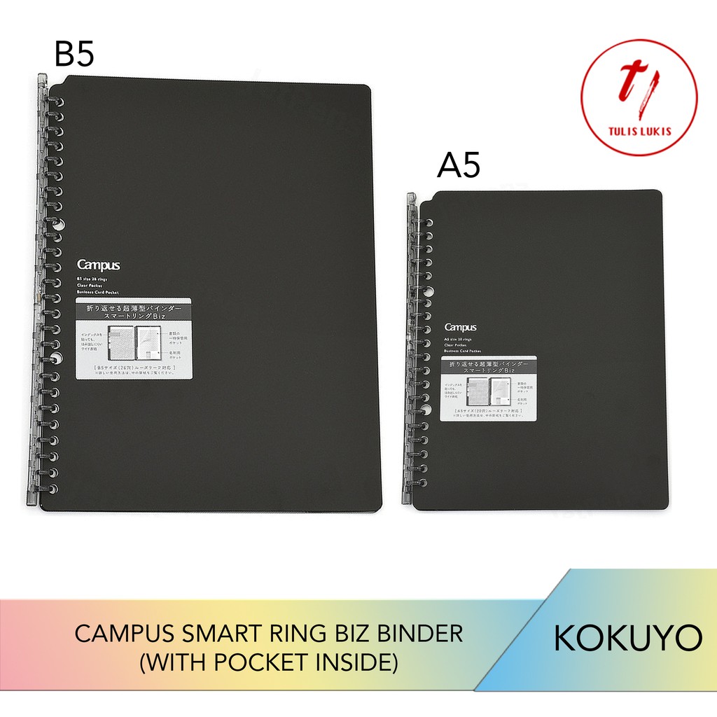 

KOKUYO SMART RING BIZ BINDER (WITH POCKET)