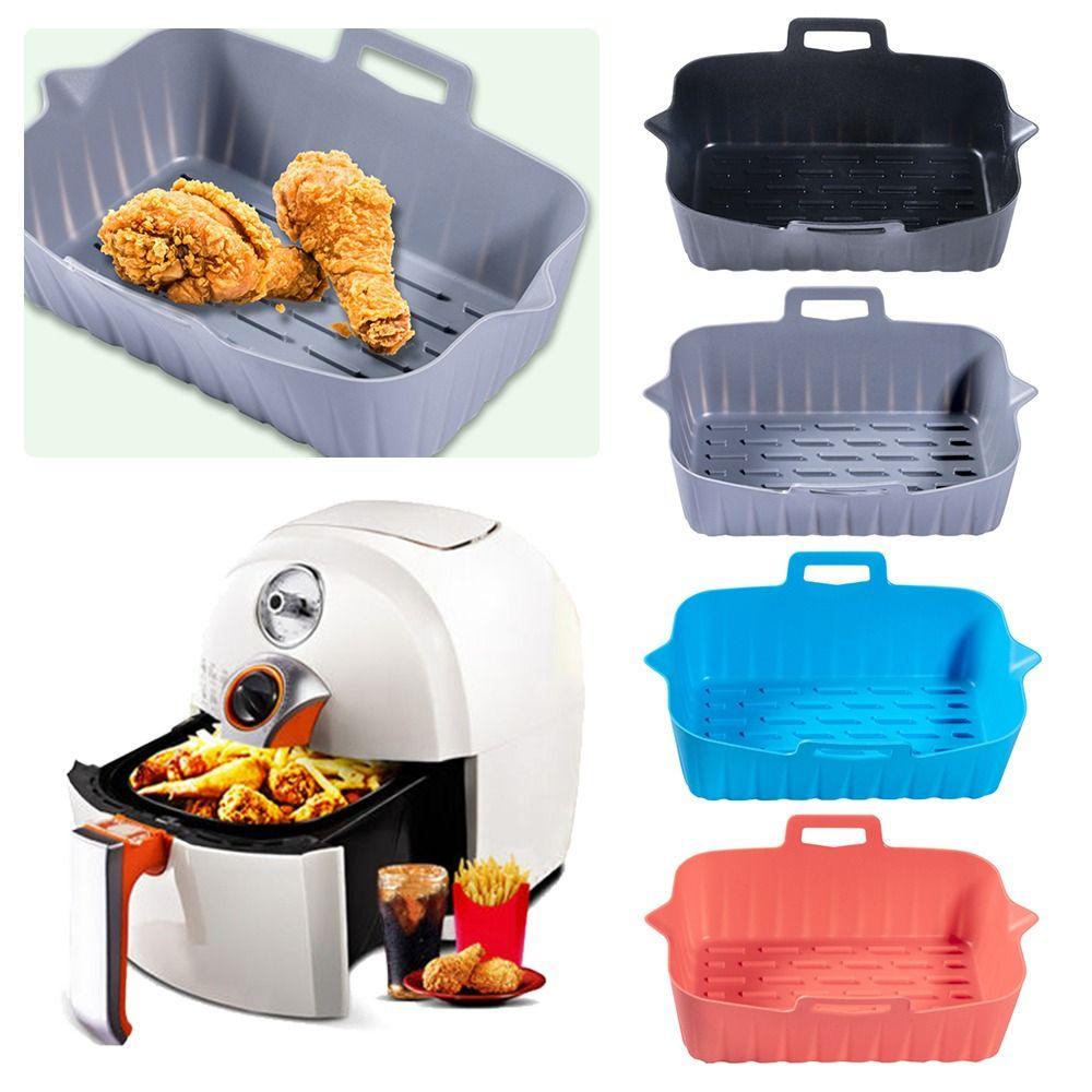 Solighter Air Fryer Silicone Pot Pengganti Reusable AirFryer Aksesoris Baking Basket