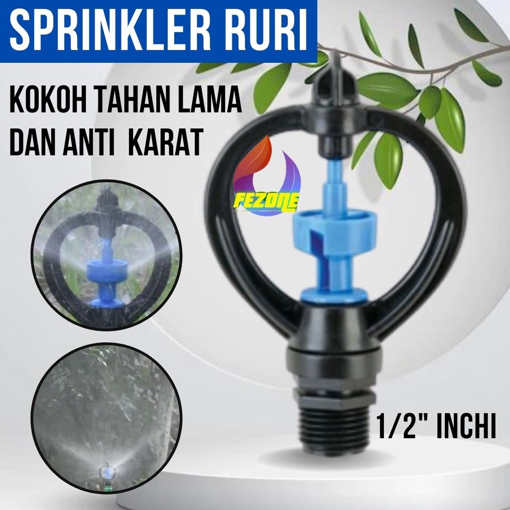 SPRINKLER RURI 360 KINCIR AIR PERTANIAN PERKEBUNAN TAMAN FEZONE