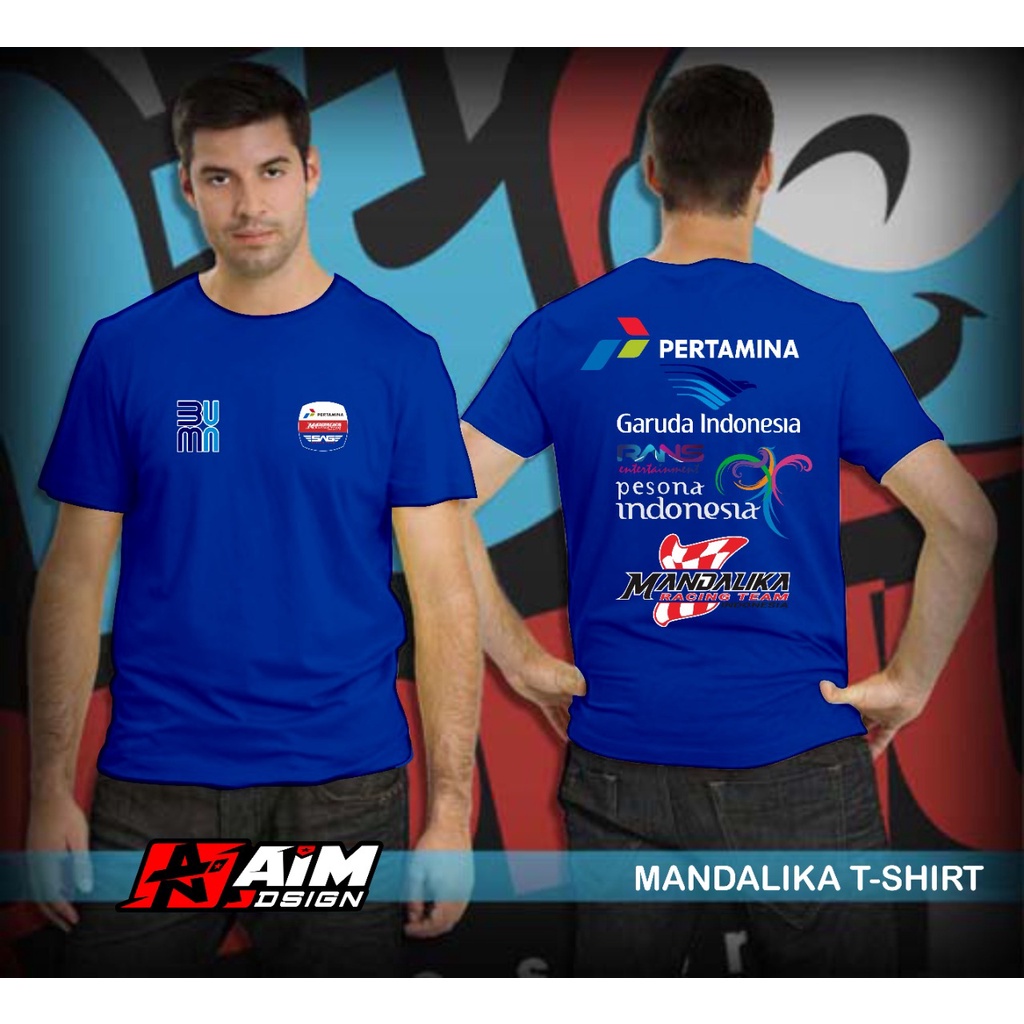 Kaos WSBK World SuperBike Kaos Pertamina Mandalika Intertasional Sirkuit Kaos Mandalika Kaos Tangan 