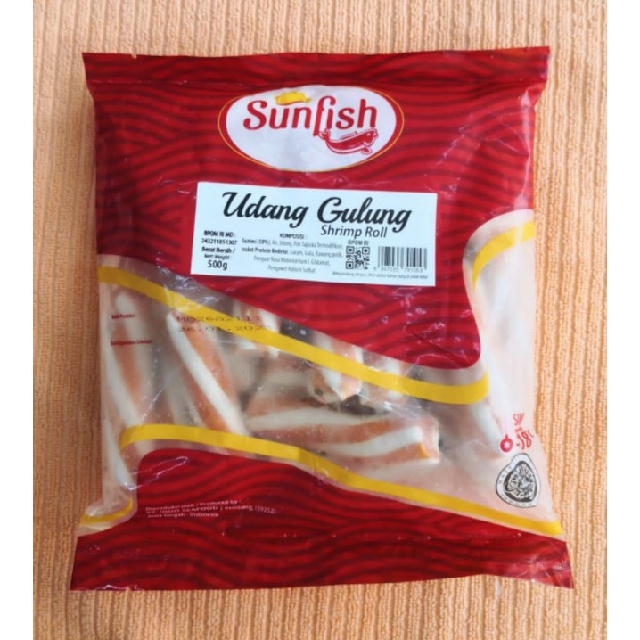 

Sunfish Udang Gulung 500gr/shrimp roll/frozen