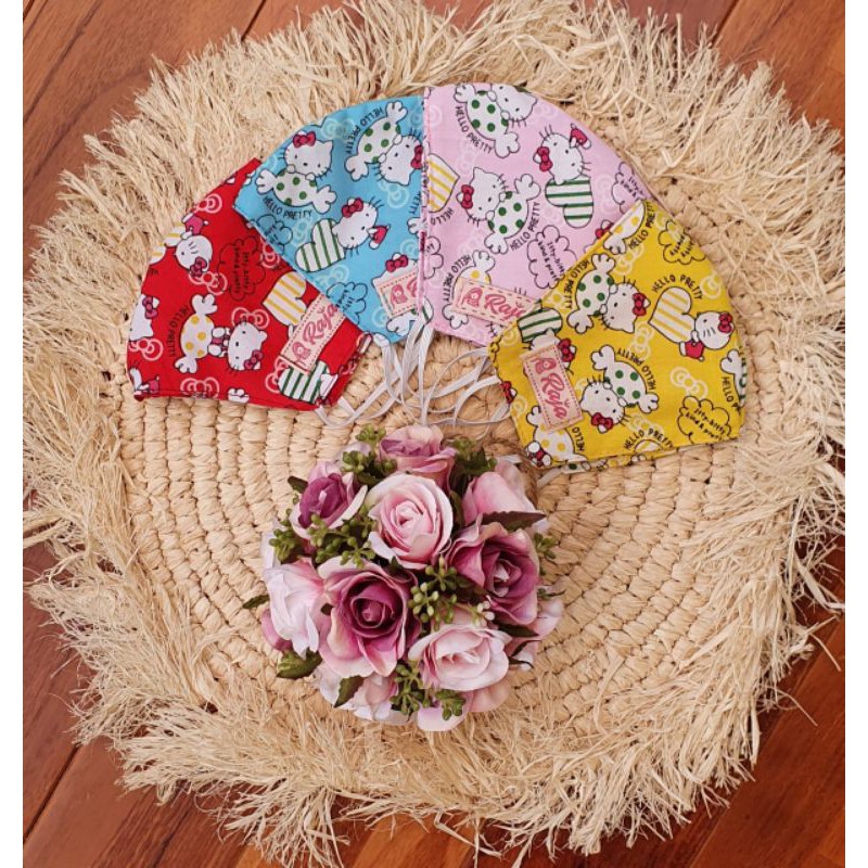 masker anak katun raja