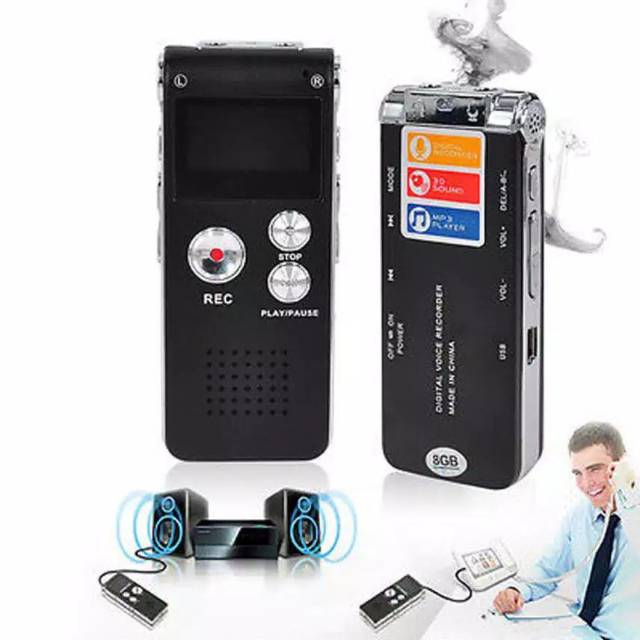 Voice recorder 8GB bisa MP3 dan rekam suara