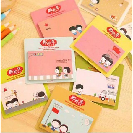 STICKY NOTE UNIK MOTIF KARTUN / Kertas Memo Tempel motif-1