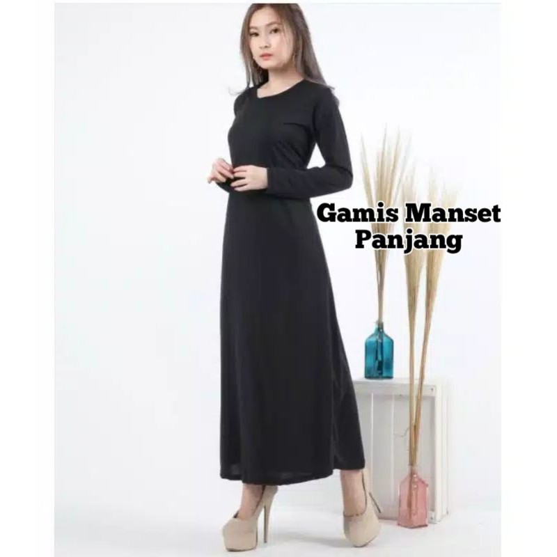 Daleman Manset Gamis Panjang / Gamis Manset Panjang Inner Manset