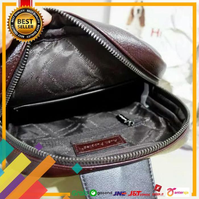 HOT SALE.. TAS HUSH PUPPIES PRIA ORIGINAL - COKELAT ..TERBARU