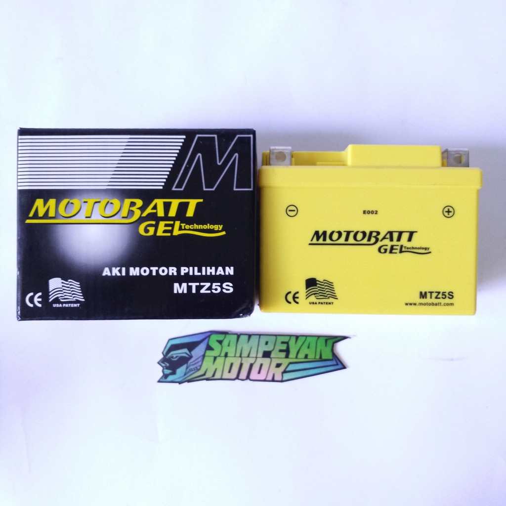 Aki Kering Motobatt Gel MTZ5S
