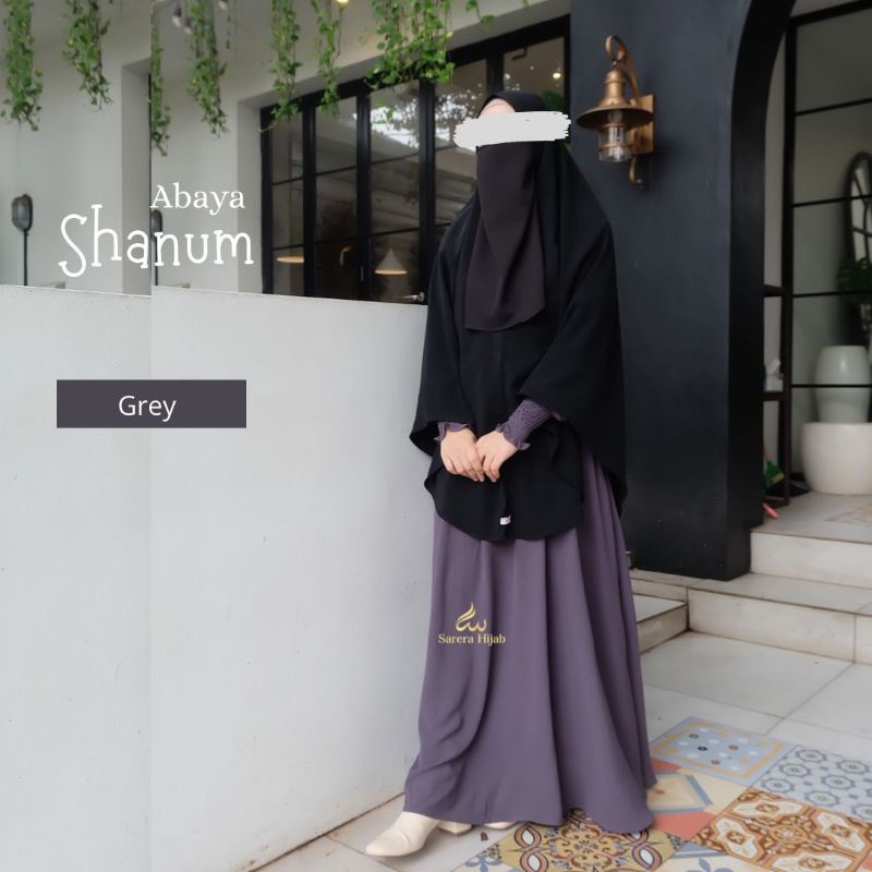 Abaya Shanum Sarera hijab Lilac S L