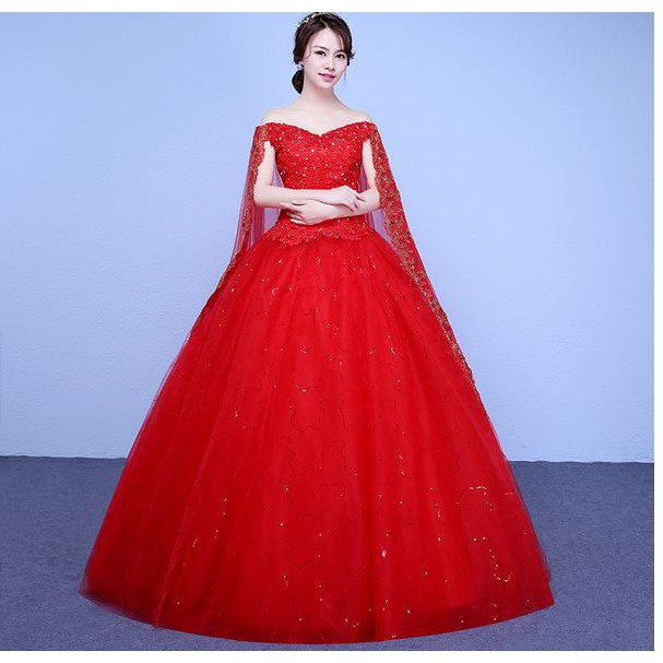 Wedding Dress Cantik Gown Gaun Evening Gown Prewed Korea Sangjit