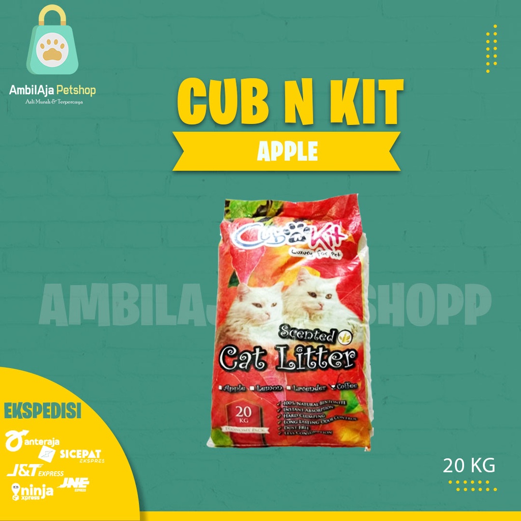 Pasir kucing Cub N Kit 20kg ALL VARIAN ( EKSPEDISI )