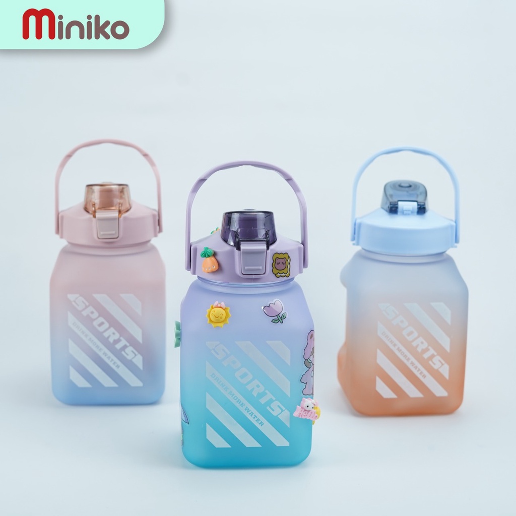 Botol Minum Viral 1500ML / Botol 1.5L VIRAL Warna Gradiasi