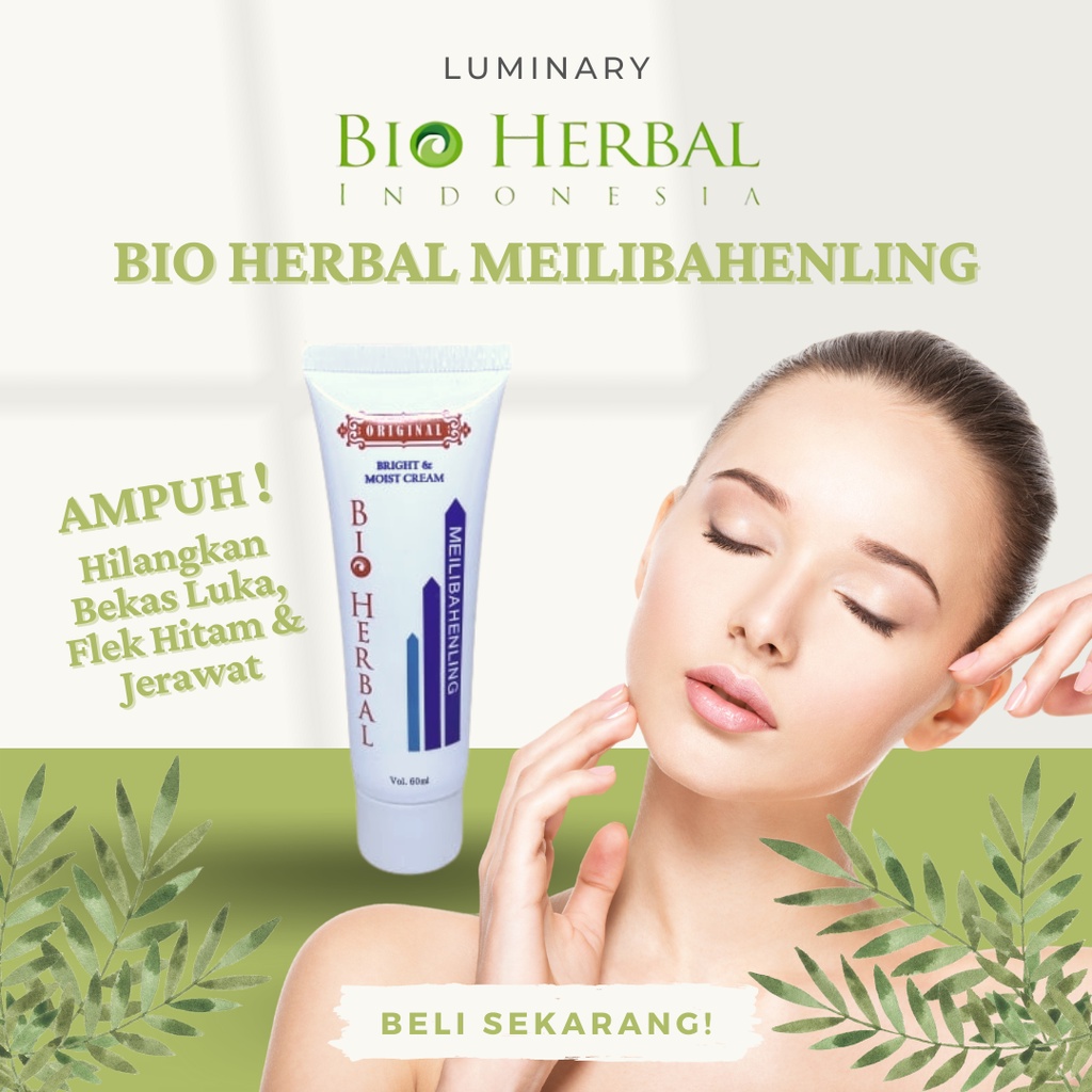 Bio Herbal Cream Meilibahenling Krim Obat Penghilang Bekas Luka Cream Salep Obat Pemutih Kulit Tubuh Original BPOM