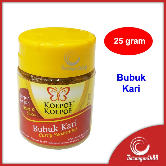 Koepoe Koepoe Bubuk Kari Kare 25 gram Curry Seasoning