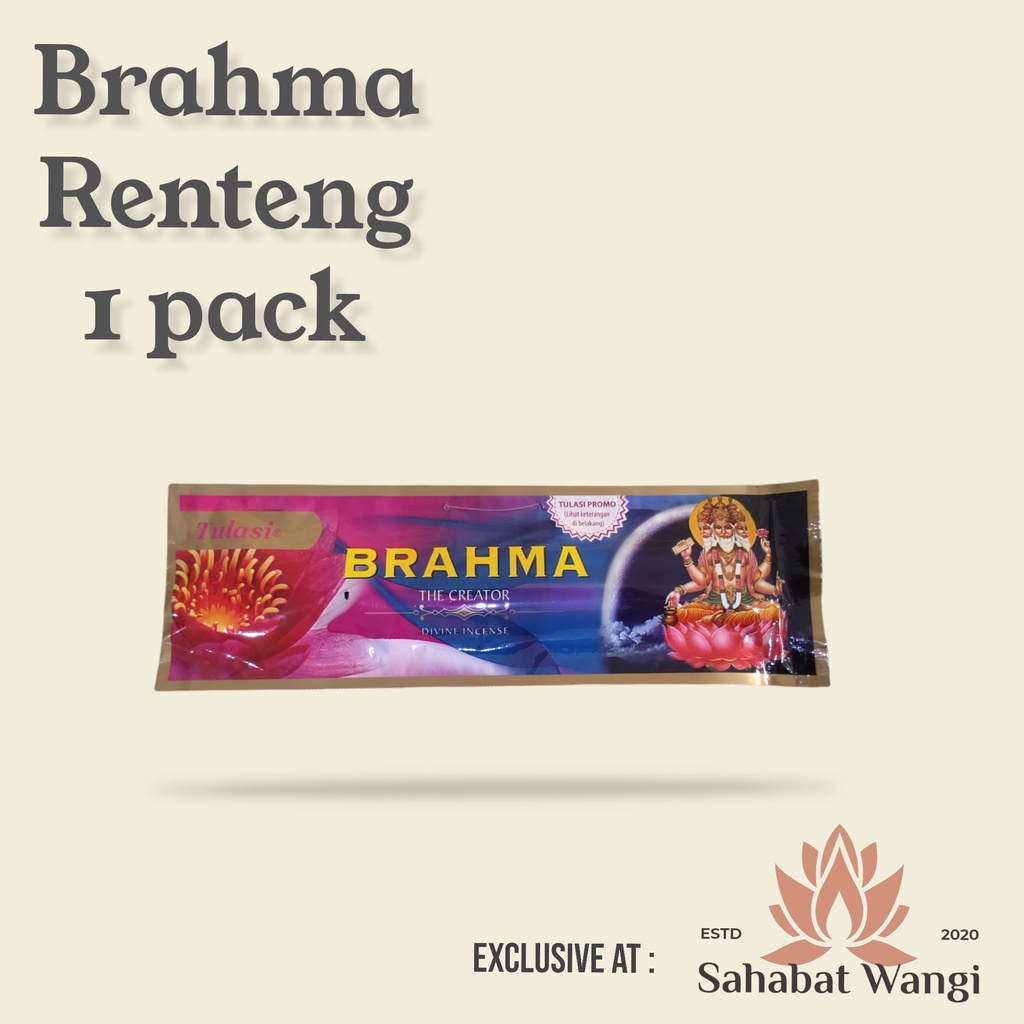 Dupa Hio Wangi India Tulasi Brahma 35 Stick