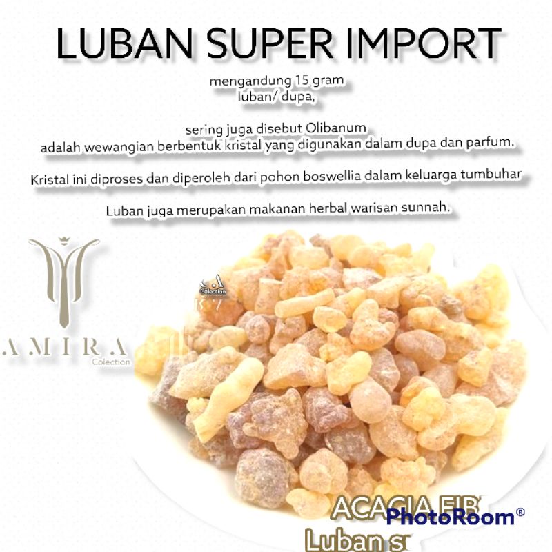 HABIBstore ⭐⭐⭐⭐⭐ TERMURAH +- Premium Kemenyan Arab Luban Frankincense Boswellia Papyrifera