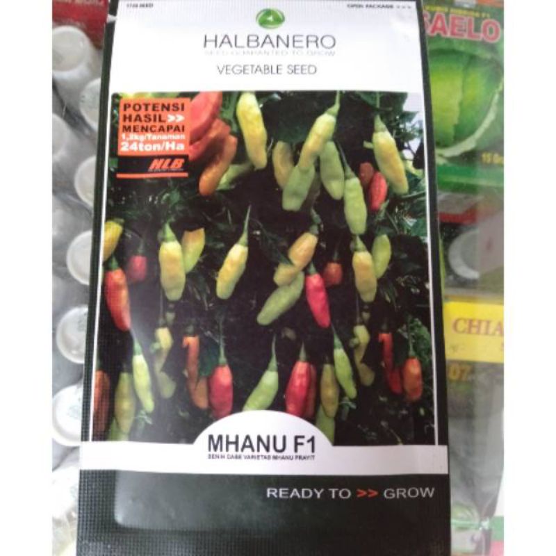 4.4 "MAS BIDIN" BIG SALE Benih cabe MHANU F1 HALBANERO tahan virus cabe prentul super bibit unggul c