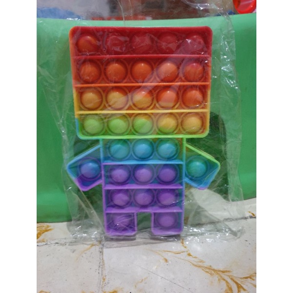 POP IT Rainbow Murah Mainan Pop it Tiktok-Robot Rainbow
