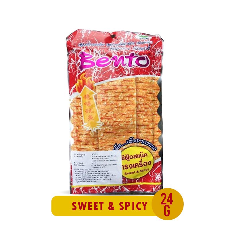 Juhi Bento Squid Seafood Snack Thailand 20gr | Bento Seafood Snack