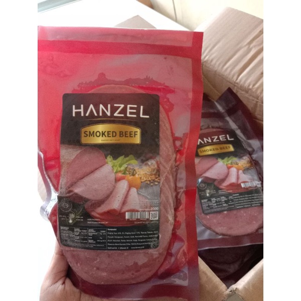 

Hanzel Smoked beef 200 gr - amira frozen food